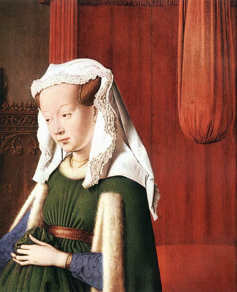 Portrait of Giovanni Arnolfini and his Wife (detail) dg